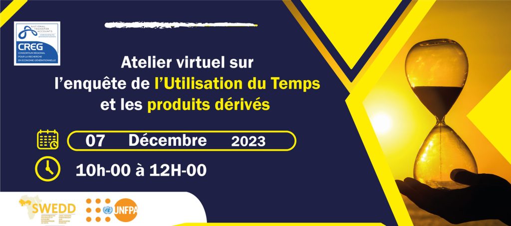 Atelier virtuel sur l’enquête de l’utilisation du temps et les produits dérivés