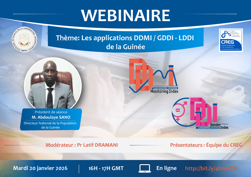 Invitation au webinaire CREG